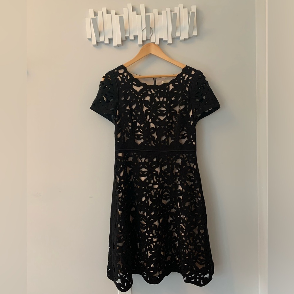 Anthropologie | Moulinette Soeurs dress | laser-cut lace | sz 10